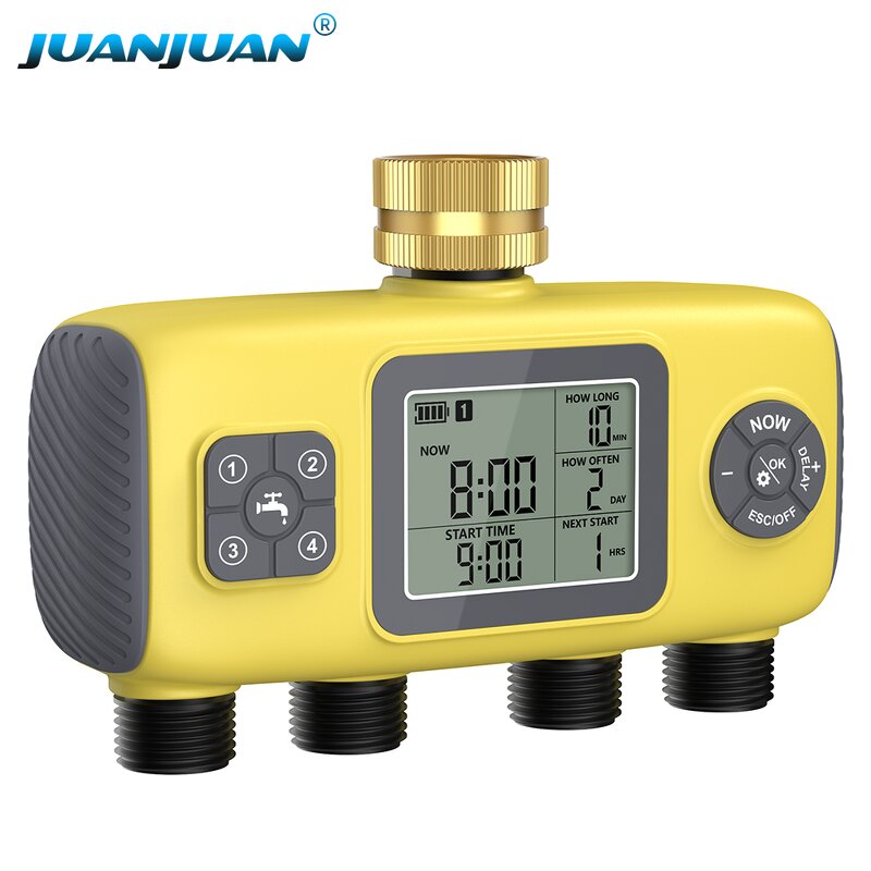 Digital Water Timer Manufacturer - OEM/ODM Custom Factory Wholesale New Design Digital Water Timer Garden 4 Outlets