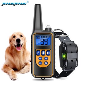 Electric Shock Training Collar Manufacturer - OEM/ODM Custom MZ-880 Waterproof Rechargeable Vibrating Dog Anti Barking Collar