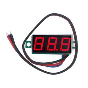 Digital Voltmeter Factory - OEM/ODM Custom Red LCD Display Mini 0.28" DC Digital Voltmeter Panel Mount Voltage Tester