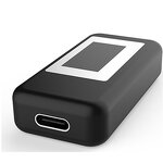 USB Capacity Voltage Tester Factory - OEM/ODM Custom Black White Type-C DC 4-30v USB Capacity Voltage Tester Current