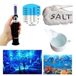 Aquarium Salt Refractometer Manufacturer - OEM/ODM Custom 0-10% Aquarium Salt Water Portable Salt Salinity Meter ATC