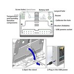 CO2 Monitor Factory - OEM/ODM Custom 0-5000ppm High Precision 3 in 1 CO2 Monitor Desktop Gas Detector Datalogger
