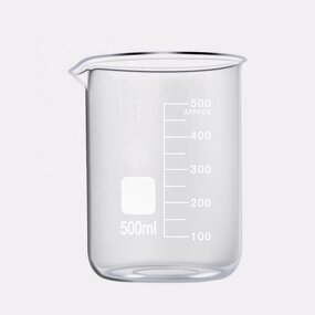 Borosilicate Glass Beaker Factory - OEM/ODM Custom High Quality 500ML Borosilicate Glass Beaker Factory Price