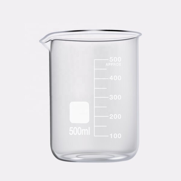 Borosilicate Glass Beaker Factory - OEM/ODM Custom High Quality 500ML Borosilicate Glass Beaker Factory Price