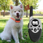 Dog Training Collar Factory - OEM/ODM Custom 1000m Waterproof Dog Trainer Collar Remote Rechargeable Anti Barking