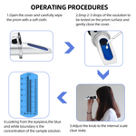 Double Scale Refractometer Factory - OEM/ODM Custom Double Scale 0-32% Portable Hand Held Sugar Salinity Brix ATC