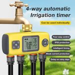 Digital Water Timer Manufacturer - OEM/ODM Custom Digital Water Timer Irrigation Automatic Watering Controller 4 Outlets