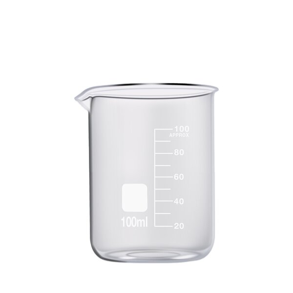 Laboratory Beaker Manufacturer - OEM/ODM Custom Laboratory Supplies 10ML Glass Beaker Transparent Thickened with Scale