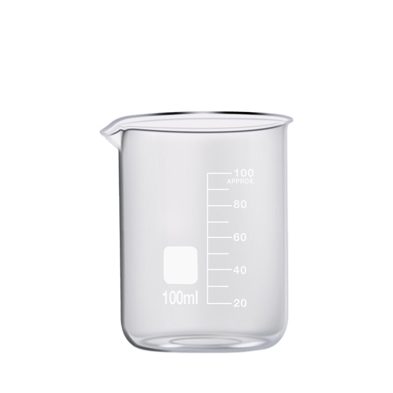 Laboratory Beaker Manufacturer - OEM/ODM Custom Laboratory Supplies 10ML Glass Beaker Transparent Thickened with Scale