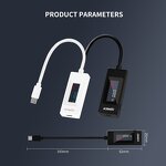 Type-C Voltage Current Tester Factory - OEM/ODM Custom Smart Detector Type-c Voltage Current Tester Voltmeter Ammeter