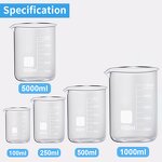 Glass Beaker Factory - OEM/ODM Custom Laboratory Supplies 500ML Glass Beaker Transparent Thickened with Scale