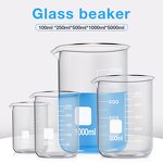 Low Form Beaker Manufacturer - OEM/ODM Custom New Arrival Glass Beakers 250ml Borosilicate Glass Mugs for School