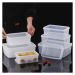 Bulk Transparent Plastic Container Manufacturer - OEM/ODM Custom High Quality Airtight Bulk Transparent Plastic Food Container