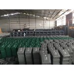 Swing Lid Rubbish Bin Manufacturer - OEM/ODM Custom Black Grey Plastic Swing Lid Recycling Rubbish Bin Open Top