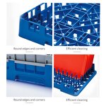 Dishwasher Cutlery Basket Manufacturer - OEM/ODM Custom Commercial Dishwasher Cutlery Basket Kitchen Dish Rack Storage