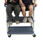 Plastic Storage Boxes Factory - OEM/ODM Custom 3 Tier Household Plastic Storage Boxes for Kitchen Hotel Mobile Trolley