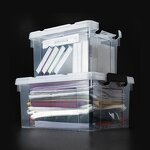 Clear Storage Container Factory - OEM/ODM Custom Wholesale Clear Storage Container Rectangle Box Handle Competitive Price