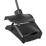 Broom Dustpan Set Factory - OEM/ODM Custom Black Plastic Broom Windproof Dustpan Set Household Cleaning Supplies