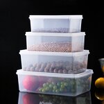 Bulk Transparent Plastic Container Manufacturer - OEM/ODM Custom High Quality Airtight Bulk Transparent Plastic Food Container