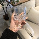 Wine Glasses Factory - OEM/ODM Custom Vintage Embossed Diamond Engraved Crystal Wine Glasses for Champagne
