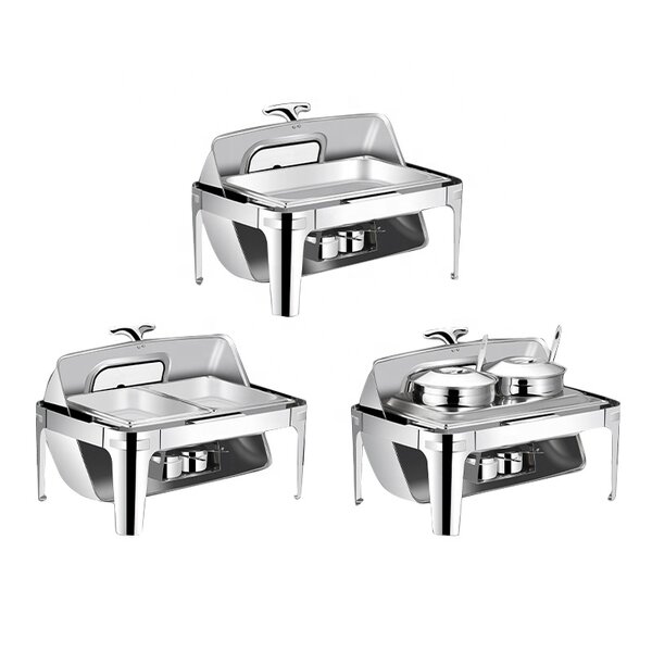 Catering Kitchenware Set Manufacturer - OEM/ODM Custom Hotel Restaurant Catering Kitchenware Set Hot Pot Chafer Dishes