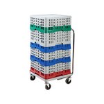 Glass Rack Manufacturer - OEM/ODM Custom Transparent Glass Rack with Plastic Storage Basket for Cups