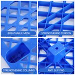 Recycled Plastic Pallets Manufacturer - OEM/ODM Custom Large 9 Feet Recycled Nestable Stackable Plastic Pallets 4 Way Entry