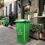 Plastic Waste Container Manufacturer - OEM/ODM Custom 120 Liter Plastic Waste Container Wheels Street Trash Bin Public