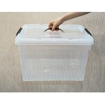 Pantry Organizer Box Factory - OEM/ODM Custom Large Capacity Clear Pantry Organizer Box Bin Containers with Lid