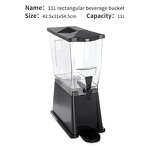 Cold Water Container Dispenser Manufacturer - OEM/ODM Custom Cold Water Container Tap Dispenser Plastic Beverage Dispenser