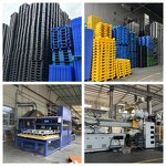 Medical Grade Plastic Pallet Factory - OEM/ODM Custom Hygienic Design Euro Pallet Medical Grade 1100x1100mm Anti Bacterial