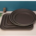 Non Slip PP Tray Manufacturer - OEM/ODM Custom Skid Proof Non Slip PP Tray Round Rectangle Dinner Tray for Food Serving