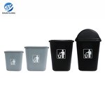 Plastic Recycling Bin Factory - OEM/ODM Custom Customized Square Plastic Recycling Waste Bin Trash Can Open Top