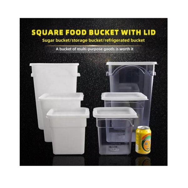 Plastic Ingredient Storage Box Manufacturer - OEM/ODM Custom 2L-22L Plastic PC Ingredient Storage Box Commercial Kitchen