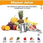 Manual Metal Juicer Factory - OEM/ODM Custom Top Seller Manual Metal Lime Lemon Squeezer Citrus Juicer Kitchen Tool