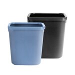Trash Can Factory - OEM/ODM Custom Large Capacity 12L 24L 35L Trash Can Open Top Plastic Bathroom Waste Bin with Lid