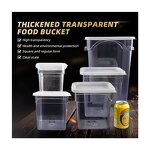 Plastic Ingredient Storage Box Manufacturer - OEM/ODM Custom 2L-22L Plastic PC Ingredient Storage Box Commercial Kitchen