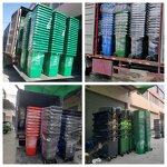 Stackable Transparent Storage Bin Factory - OEM/ODM Custom 55L Stackable Transparent Storage Bin Organizer Durable PP