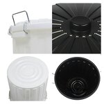 Indoor Hotel Trash Can Factory - OEM/ODM Custom Durable Indoor Hotel Trash Can Large Size Square Plastic Garbage Bin