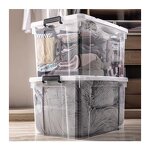 Rectangle PP Storage Cabinet Manufacturer - OEM/ODM Custom Heavy Duty Rectangle PP Injection Transparent Storage Cabinet