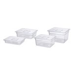 GN Gastronorm Storage Bin Factory - OEM/ODM Custom GN Gastronorm Eco Friendly Transparent Polycarbonate Storage Bin