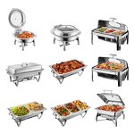 Catering Kitchenware Set Manufacturer - OEM/ODM Custom Hotel Restaurant Catering Kitchenware Set Hot Pot Chafer Dishes