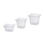 GN Gastronorm Storage Bin Factory - OEM/ODM Custom GN Gastronorm Eco Friendly Transparent Polycarbonate Storage Bin