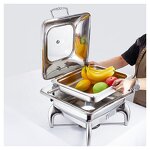 Round Chafer Dishes Set Manufacturer - OEM/ODM Custom Round Chafer Dishes Buffet Set Chefing Chafing Dishes Stainless Steel