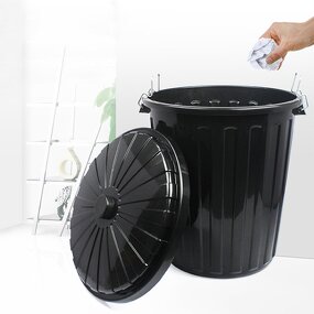Indoor Hotel Trash Can Factory - OEM/ODM Custom Durable Indoor Hotel Trash Can Large Size Square Plastic Garbage Bin