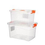 Clear Storage Container Factory - OEM/ODM Custom Wholesale Clear Storage Container Rectangle Box Handle Competitive Price