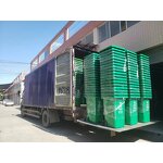 Plastic Dustbin Manufacturer - OEM/ODM Custom Hot Sale High Quality 100L Plastic Dustbin Eco Green 60L Waste Bin