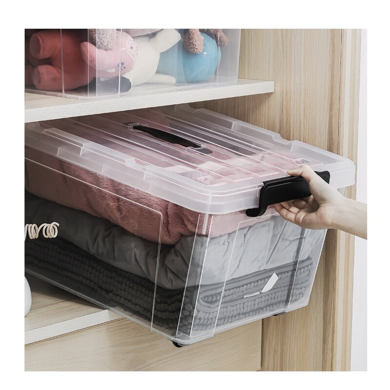 Rectangle PP Storage Cabinet Manufacturer - OEM/ODM Custom Heavy Duty Rectangle PP Injection Transparent Storage Cabinet