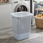 Laundry Basket Factory - OEM/ODM Custom Wholesale Plastic Clothes Basket Large Laundry Hamper with Lid