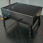 Outdoor BBQ Grill Factory - OEM/ODM Custom Outdoor Portable Korean Carbon Barbecue Stove Metal Folding BBQ Grill
